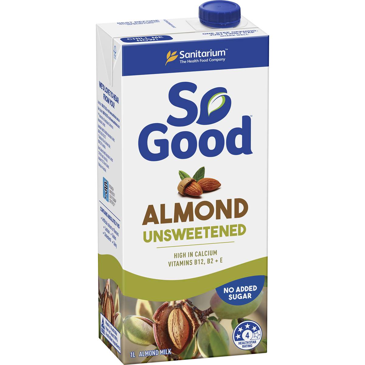 Sanitarium So Good Unsweetened Almond Milk 1l 1 